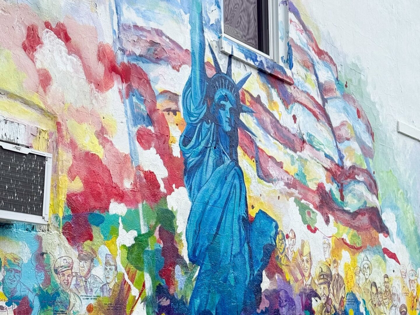 Veteran’s Freedom Mural in Progress