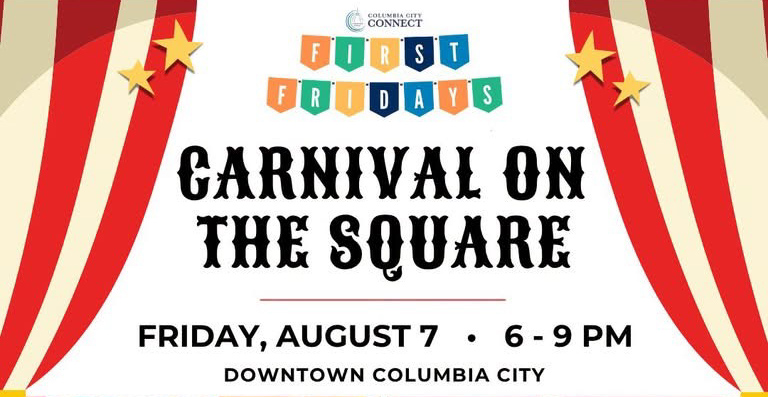 First Fridays: Carnival on the Square Brings Big Top Fun to Downtown Columbia City