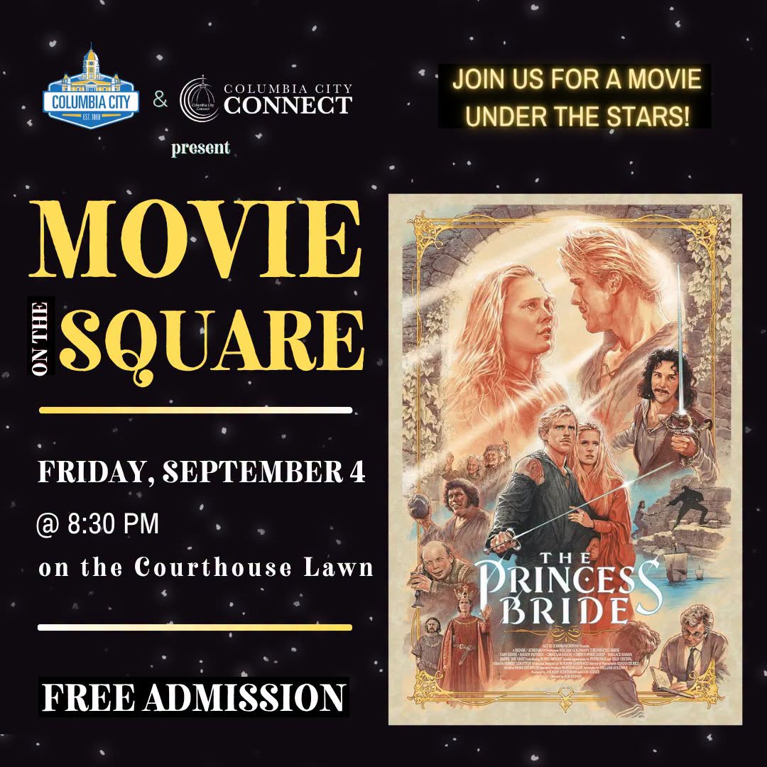 The Princess Bride Wins the Vote for September Movie on the Square