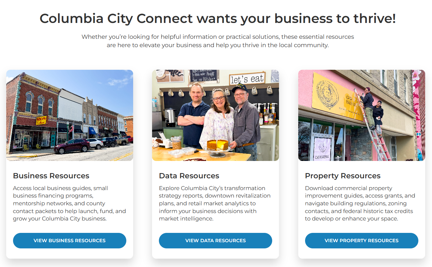 Columbia City Connect Launches Redesigned Business Resource Hub